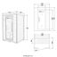 Infračervená kabína REDSUN M - 120 x 105 cm pre 2 osoby