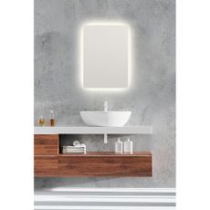 Nástenné zrkadlo s osvetlením 50x70 cm Luna – Mirrors and More