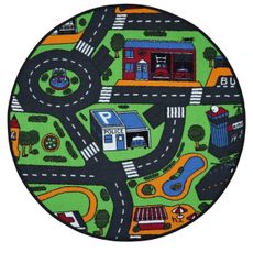 Vopi Detský kusový koberec City life kruh - 120x120 (priemer) kruh cm