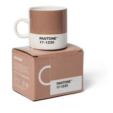 Svetlohnedý keramický hrnček na espresso 120 ml Mocha Mousse 17-1230 – Pantone