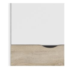 Biela šatníková skriňa Tvilum Oslo, 99 x 200 cm