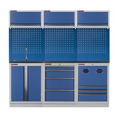 Zostava PROFI BLUE dielenského nábytku 2040 x 495 x 2000 mm - MTGS1300NA