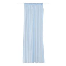 Modrá záclona 140x245 cm Voile - Mendola Fabrics