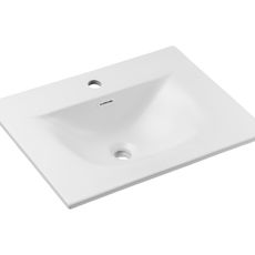Comad Keramické zápustné umyvadlo Sky1 60 cm DP matné bílé
