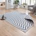 NORTHRUGS - Hanse Home koberce Kusový koberec Twin Supreme 103435 Palma blue creme – na von aj na doma - 80x150 cm