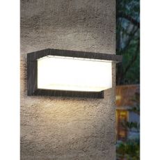 LED Vonkajšie svietidlo so žiarovkou so senzorom súmraku NEELY 1xE27/9W/230V IP54