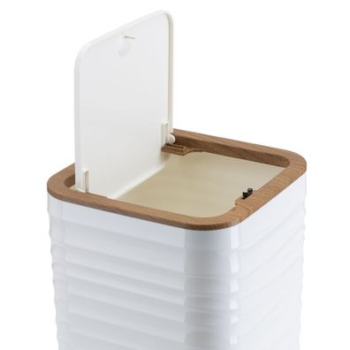 Kúpeľňový set WAVE 5 ks biela/hnedá