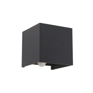 Orion AL 11-1314 - LED vonkajšie nástenné svietidlo s čidlom CUBE-S LED/13W/230V