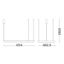 Ideal Lux - LED Luster na lanku WAVES LED/45W/230V CRI 90 mosadz