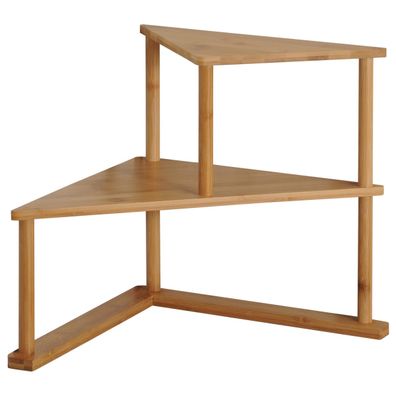 Kesper 58802 Kuchynská rohová polica bambus, 52 x 39 x 29,5 cm