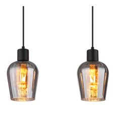 Globo 15627-4 - Luster na lanku RYAN 4xE27/40W/230V čierna