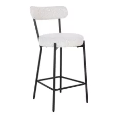 Biela barová stolička (výška sedadla 65 cm) Badalona – House Nordic