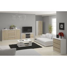 TV stolík RTV K120 biela/dub sonoma