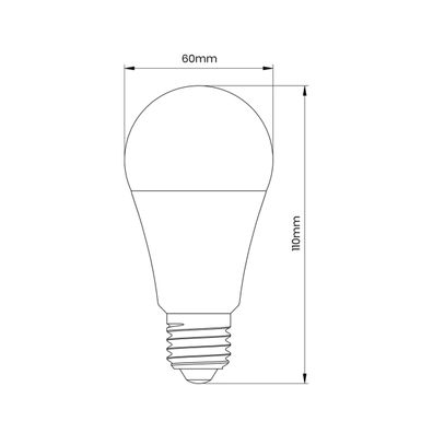 LED Žiarovka so senzorom pohybu a súmraku A60 E27/6W/230V 3000K