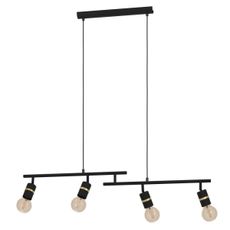 Eglo 900177 - Luster na lanku LURONE 4xE27/10W/230V