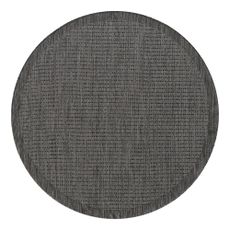 Tmavosivý okrúhly vonkajší koberec ø 120 cm Giza – Ayyildiz Carpets