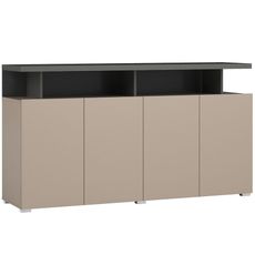 Komoda Serio 4D čierna/congo 43