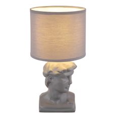 Globo 21732G - Stolná lampa HERMES 1xE14/40W/230V šedá
