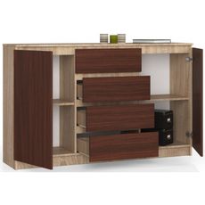 Komoda K160 2D4SZ sonoma / wenge