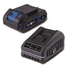 Scheppach SBSK2.0 20 V set nabíjačky 2,4 A a lítium-iónové batérie 2 Ah
