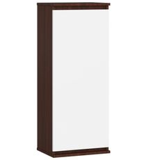 Nástenná vitrínka CLP W40 - wenge/biela