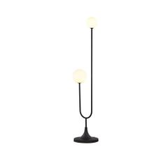Jupiter 1951 - Stojacia lampa SELEN 2xG9/40W/230V čierna