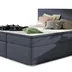 Posteľ Boxspring Divalia 200 x 180, hnedá (látka - bd 04)