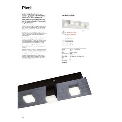 Redo 01-2014 - LED Stropné svietidlo PIXEL LED/27W/230V 3000K biela