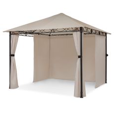 Blumfeldt Mondo, záhradný altánok, párty stan, Gazebo, 3 x 3 m, oceľ, polyester