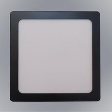 LED panel Block 12W 4200K štvorcový čierny