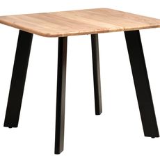 Livetastic JEDÁLENSKÝ STÔL, akácia, čierna, farba akácie, 90/76/90 cm