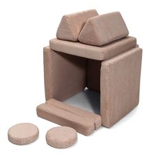 SHAPPY Skladacia penová pohovka SOFA MINI z menčestra Zvoľte farbu: Hnedá