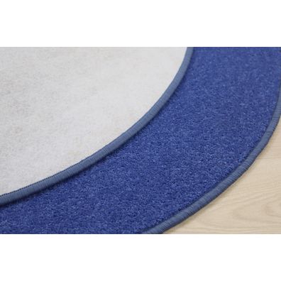 Vopi Nášľapy na schody Eton modrý polkruh, samolepiaci - 28x65 polkruh (rozmer vrátane ohybu)