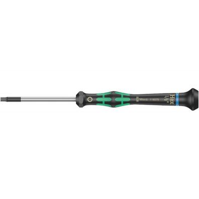 Wera 118075 Šesťhranný skrutkovač 1/8 "x60 mm na použitie v elektronike Kraftform Micro typ 2054, palec
