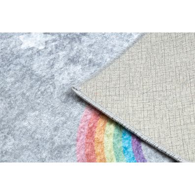 Dywany Łuszczów , Detský kusový koberec Junior 52063.801 Rainbow grey, 160x220, šedá, detská izba
