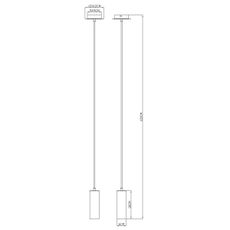 Globo 57911HM - Luster na lanku ROBBY 1xGU10/35W/230V čierna/mosadz