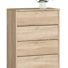 Ak furniture Skriňa na topánky Marienne 60 cm - 4 dvierka dub sonoma