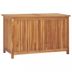 Záhradný úložný box teak Dekorhome 90 cm