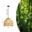 Immax 08264L - Luster na lanku PELO 1xE27/40W/230V pr. 40 cm ratan