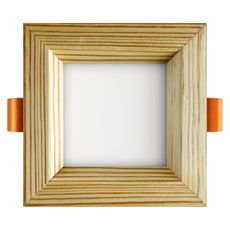 APLED - LED Podhľadové SQUARE WOODLINE LED/3W/230V 3000K 9x9 cm borovica masív