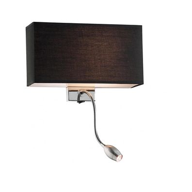 Ideal Lux - LED Flexibilná nástenná lampa HOTEL 1xE27/60W + LED/1,5W/230V