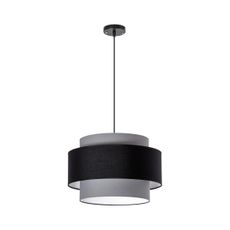 Luster na lanku 1xE27/60W/230V šedá
