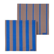 Textilné obrúsky v súprave 2 ks Stripes – Mette Ditmer Denmark