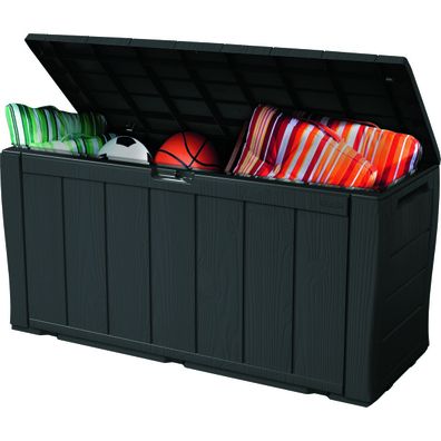 Keter Záhradný úložný box Sherwood antracit, 270 l, 117 x 57 x 45 cm