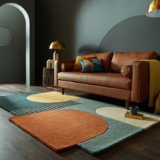 Ručne tkaný vlnený koberec 120x180 cm Lozenge – Flair Rugs