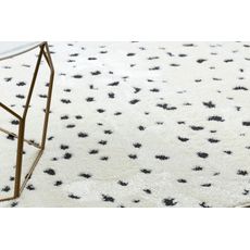 Dywany Łuszczów , Kusový koberec Mode 8508 cream/black, 120x170, biela, chodba / predsieň
