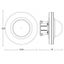 Steinel 088033 - Senzor pohybu podhľadový PD-24 ECO KNX 360° biela