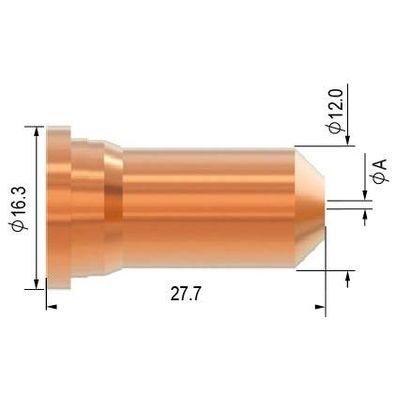 Tryska 1,1 50/60 A 100 (balenie po 10 ks)