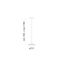 Artemide 0351030A - LED Luster na lanku ORSA LED/8,5W/230V 3000K pr. 21 cm