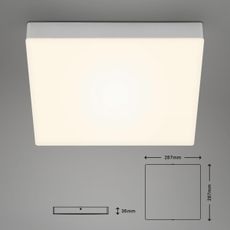 Briloner 7071-014 - LED Stropné svietidlo FLAME LED/21W/230V 3000K 28,7x28,7 cm